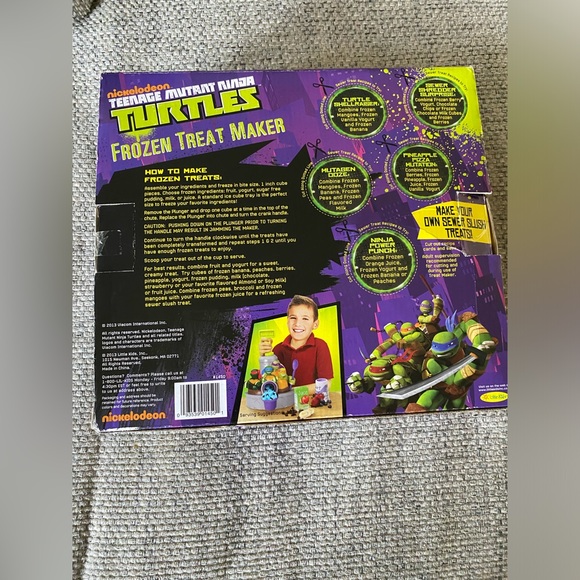 Nickelodeon Teenage Mutant Ninja Turtles Frozen Treat Maker Model #1450 - Picture 11 of 13